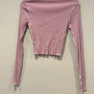 Not Your Baby Graphic Tee crop top in color Dusk